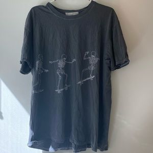 Urban Outfitter Skeleton Skating Graphic Tee